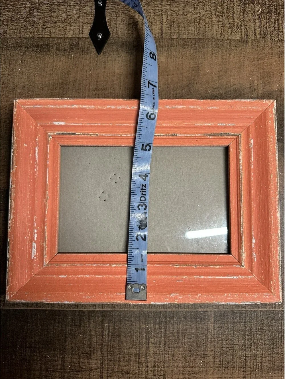 Rustic Orange Wooden Picture Frame
